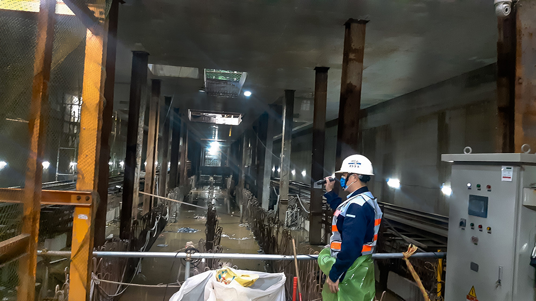 MRT Construction Dewatering in Taipei, Taiwan