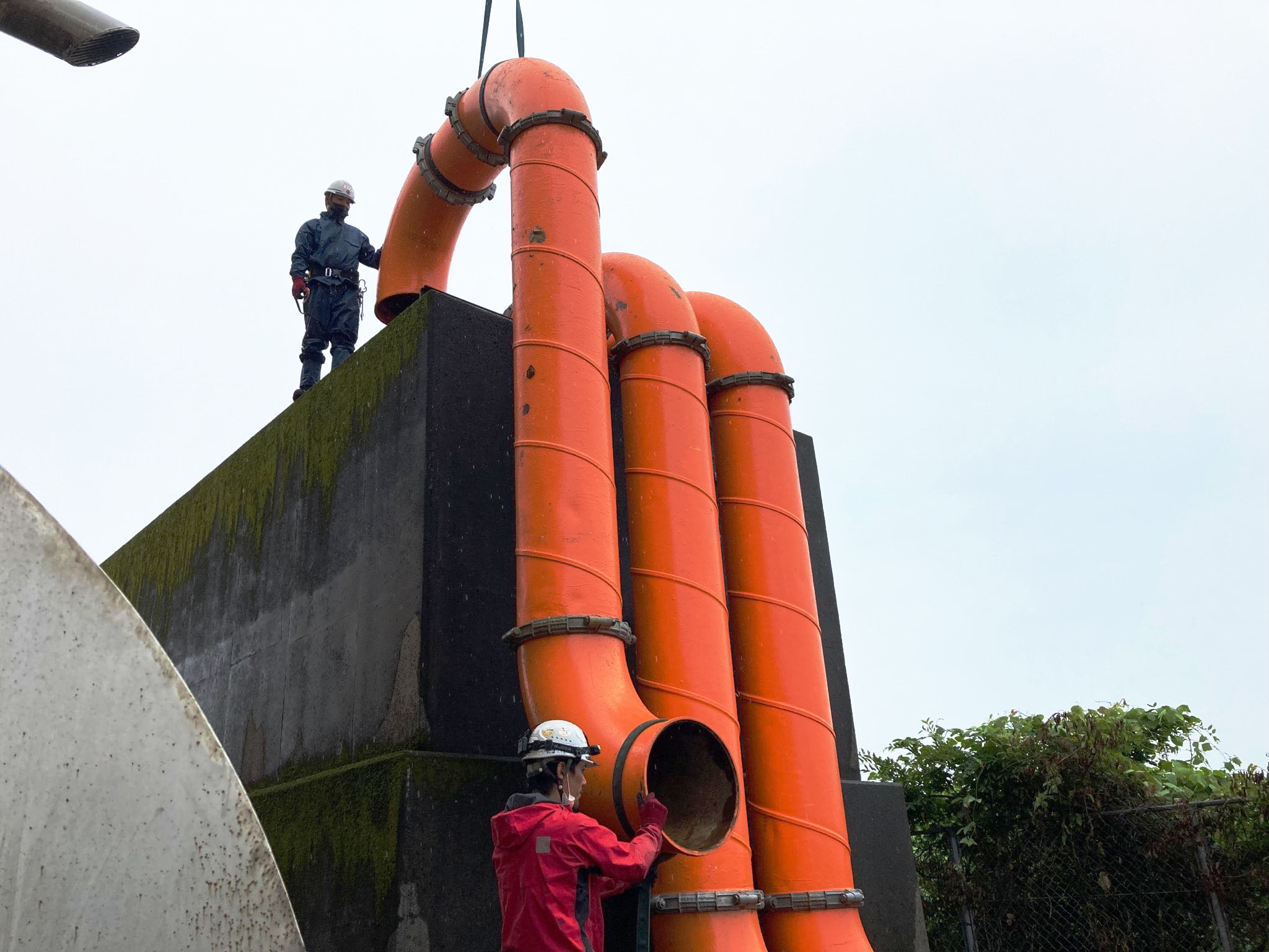Temporary Replacement for Pumping Station in Kumamoto Prefecture, Japan