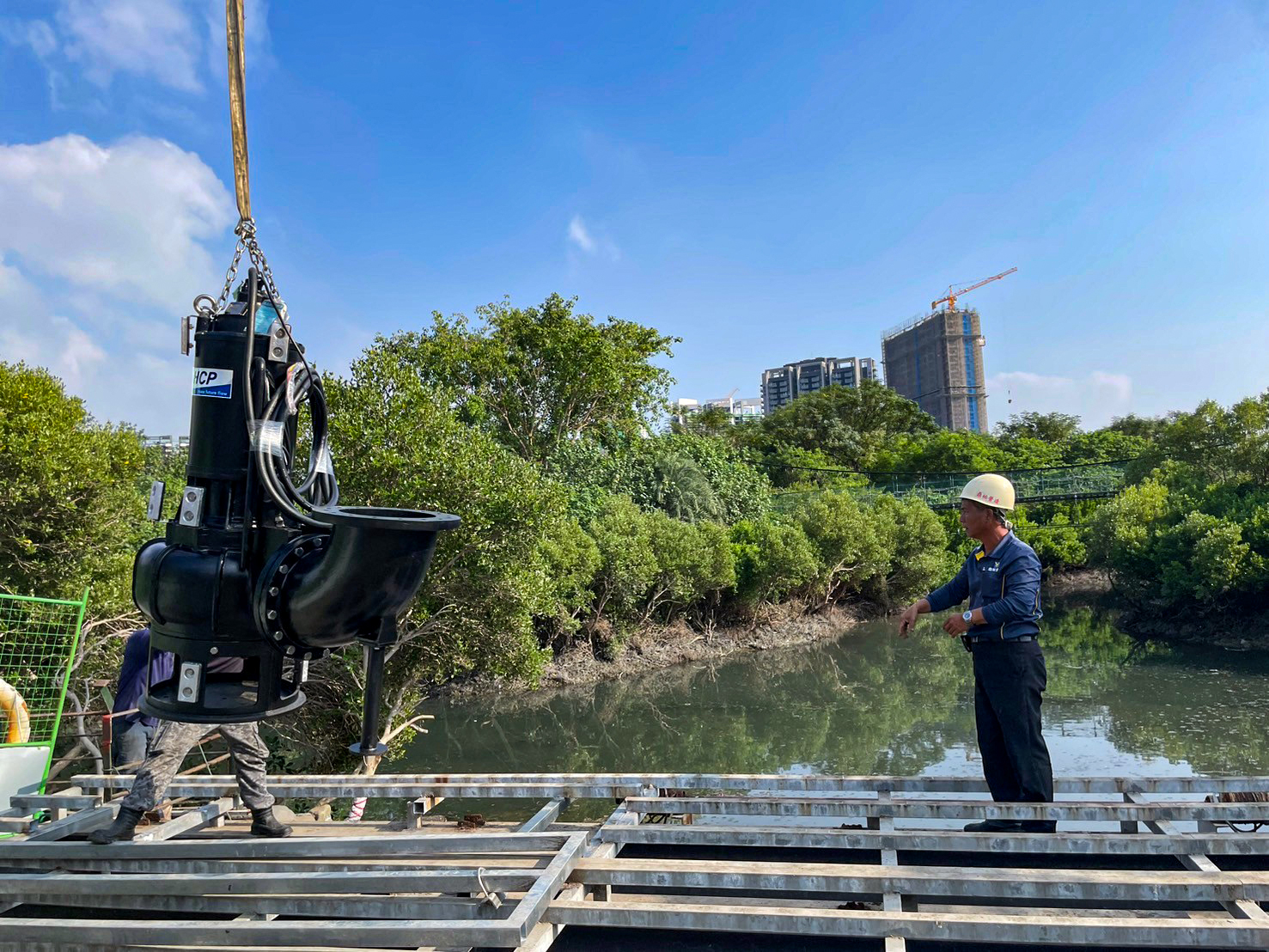Water Circulation Enhancement at Zhongdu Wetlands Park in Kaohsiung, Taiwan 