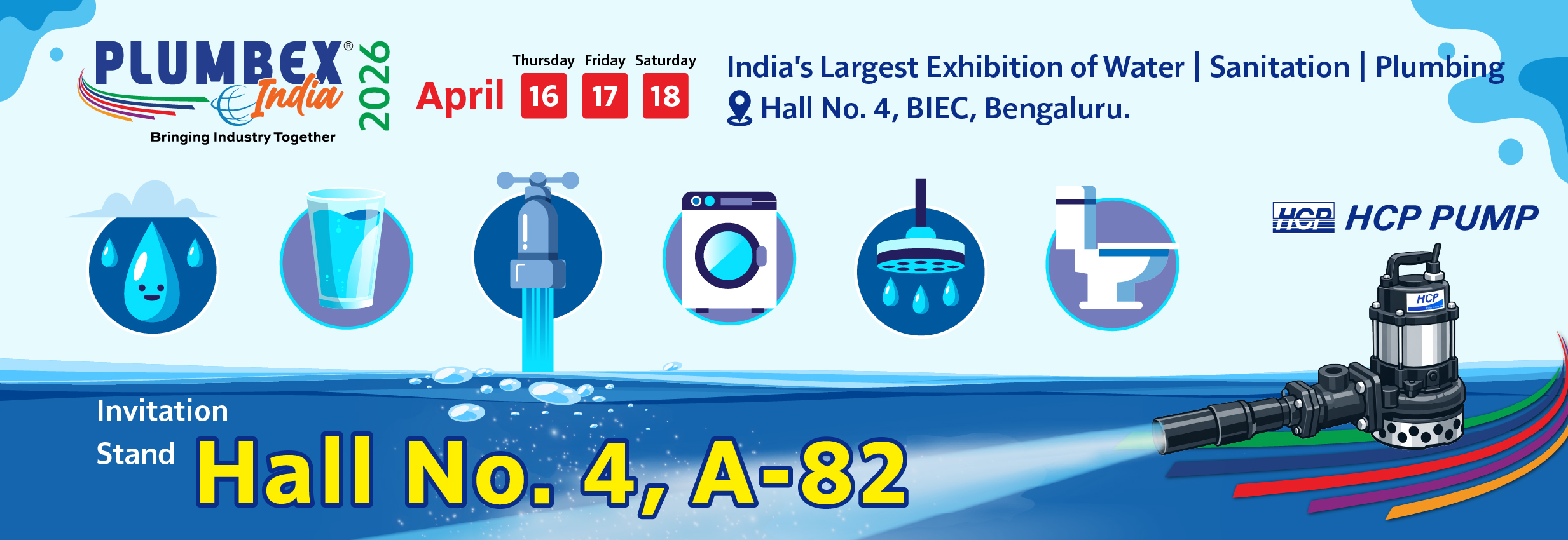 [Future Exhibition] 2026 4/16-4/18 Plumbex India 2026 Exhibition (India's Largest Exhibition of Water | Sanitation | Plumbing)